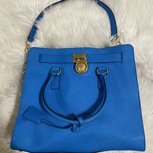 Michael Kors large blue purse